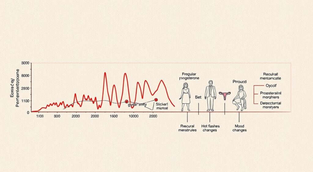 alterações hormonais perimenopausa