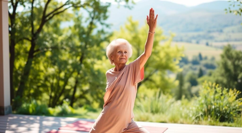 exercícios para aliviar estresse na menopausa