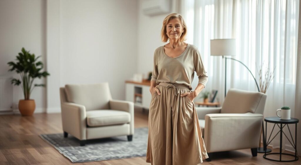 roupas confortáveis para mulheres maduras